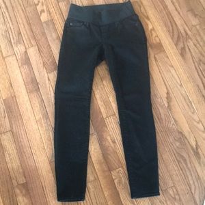 Gap True Skinny Black Maternity Jeans (Demi panel)